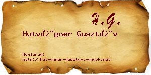 Hutvágner Gusztáv névjegykártya